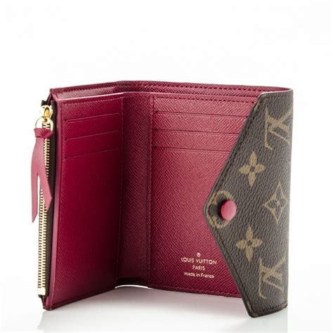 LOUIS VUITTON Monogram Victorine Wallet Fuchsia